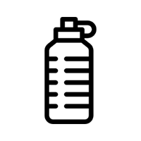 Icon of a reusable water bottle
